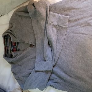 Lands End Grey Fleece.